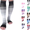 Doc Miller Open Toe Compression Socks Women and Men 20-30mmHg,