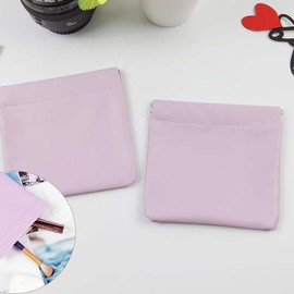 One-touch cosmetic lip balm earphone pocket pouch purple 1P makeup pouch cosmetic pouch / 원터치 화장품 립밤 이어폰 주머니 파우치 보라 1P 화 파우치 화장품파우치