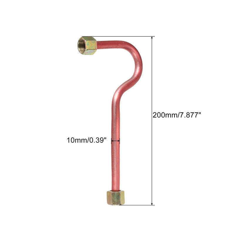 PATIKIL Air Compressor Exhaust Tube, 16mm ID Aluminum Alloy Compressor