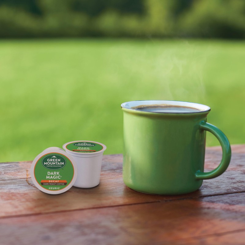 Green Mountain Coffee, Dark Magic Decaf, Single-Serve Keurig K-Cup Pods,