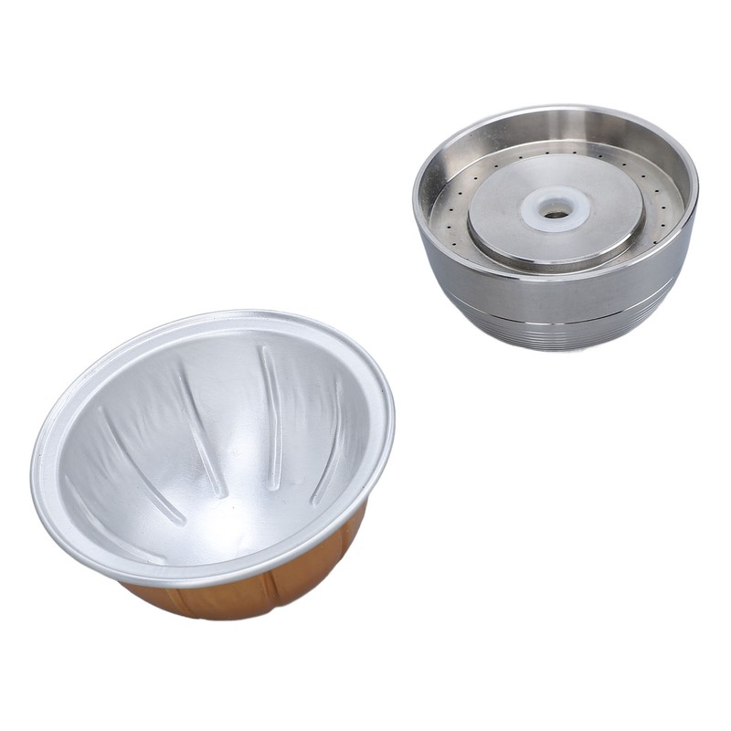 Reusable Coffee Capsule Stainless Steel Easy to Clean Long Lifespan