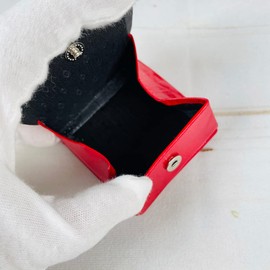 Yanpy Coin Purse Daruma Cat Approx. L 3.2 x W 3.0 inches (8.1 x 7.7 cm), multicolor