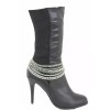 Unbranded Women Boot Bracelet Silver Metal Chain Shoe Comfortable Band