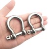 2 Pcs 3/8 Inch Screw Pin Anchor Shackle, MYYZMY 304
