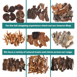 PawGang PawGang - Rabbit Ears with Fur 200g (14-16 Furry Ears) - 100% Natural EU Sourced Treats for Dogs Puppies Adult Old Small Large - Tasty Air Dried Chews - Healthy Hypoallergenic - Grain Free - Barf Raw