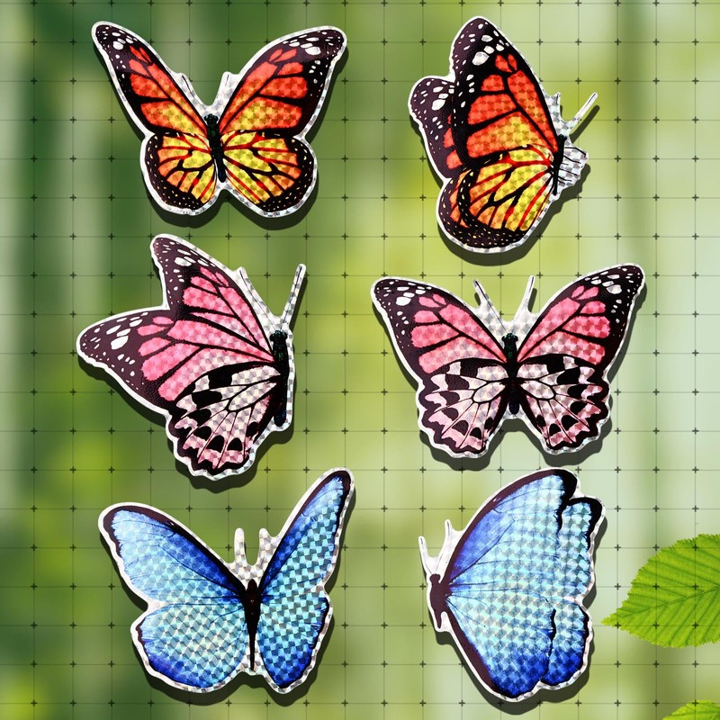 12Pcs Screen Door Magnets,Butterfly/Hummingbird Magnet Sticker for Keep Pet People