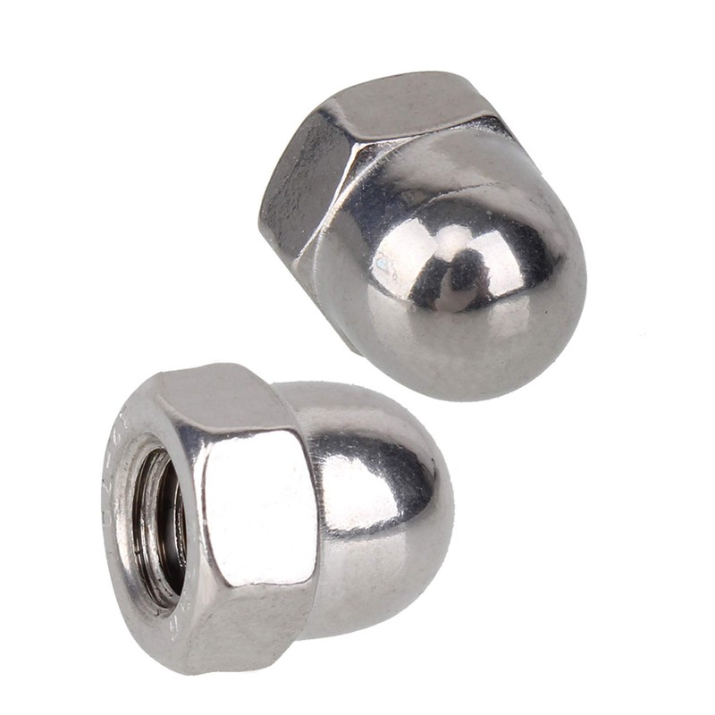 RDEXP 304 Stainless Steel Acorn Dome Cap Head Hex Nuts