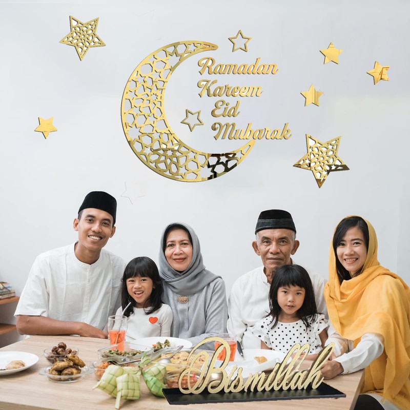Islamic Wall Art,Ramadan Decorations for Home,Eid Mubarak Decorations,Ramadan Kareem,Eid Mubarak