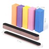 minkissy Professional Nail 6 Sanding Blocks 6 Polishing Strips Nail