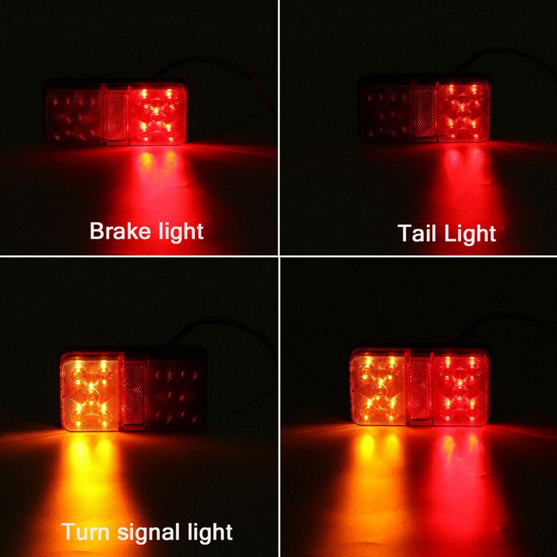 CICMOD L-ED Rear Light Brake Indicator Light Waterproof Universal for