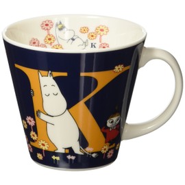 Yamaka Shoten MOOMIN MM630-11K Initial Mug, "K", Diameter 3.7 x Height 3.3 inches (95 x 85 mm)