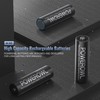 POWEROWL AA Batteries Rechargeable Kit, High Capacity 2800mAh 1200 Cycles