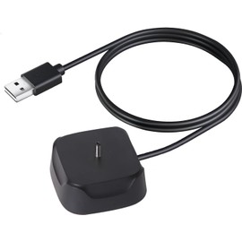 Charger Base for Bitvae/Fairywill / 7AM2M AM105/AM110 Electric Toothbrush (Not for 7AM2M AM100 AM101 AM103), Replacement Charger for Electric Toothbrushes Charged with USB Data (Black)