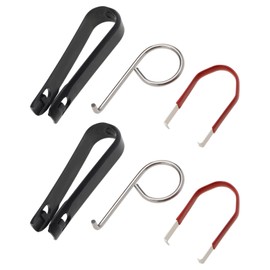 eMagTech 6Pcs Wheel Bolt Cap Cover Removers Tool Set Universal Wheel Lug Bolt Nut Cap Removal Tool Car Repair Parts and Accessories