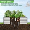 FRIZIONE 2pcs Tall 8x4ft Galvanized Raised Garden Bed Outdoor,Above Ground