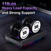 Adjustable Computer Tower Stand with Cooler Fan and Light, PC