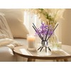 WEALD TRIBE Flower Reed Diffuser Set Lavender Scent for Bathroom