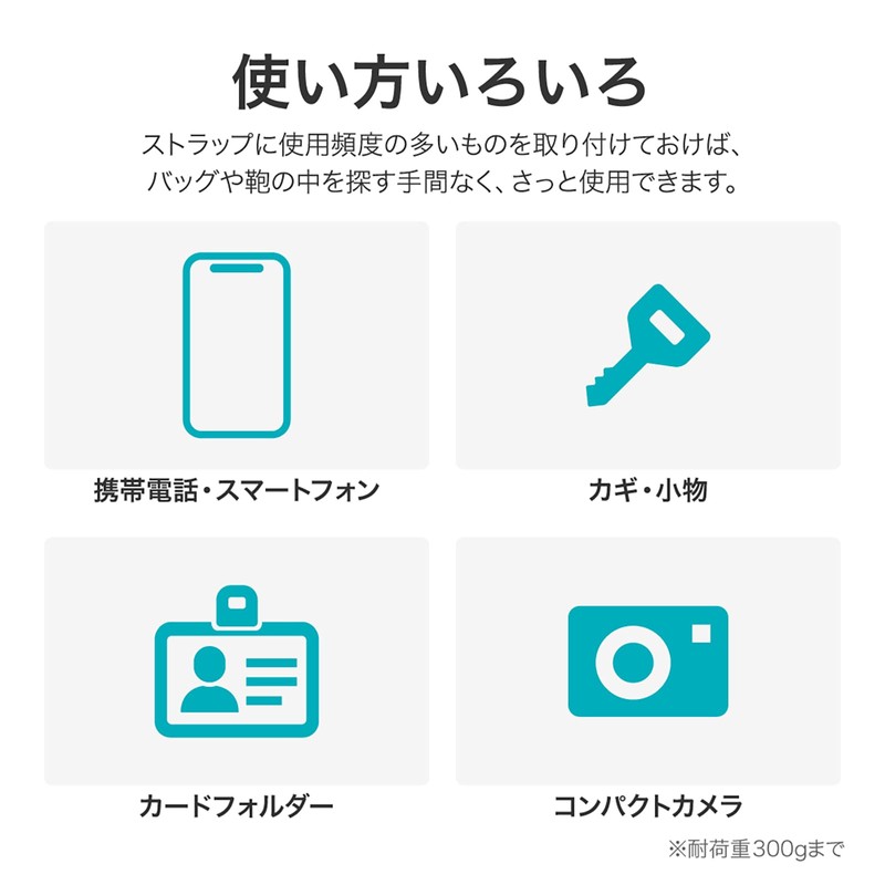 Luplus LP-NS06BK Smartphone (General Purpose) Multifunctional Neck Strap, PALLET, Black,