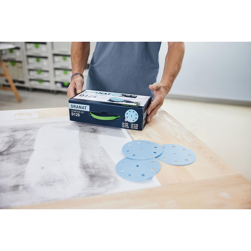 Festool Abrasives Granat D125 GR-Set