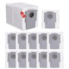 SOBEAU 12 St1ck Staubbeutel Zubeh?rset f1r Roborock Q Revo/Qrevo Pro/Qrevo