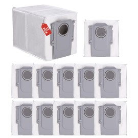 SOBEAU 12 St1ck Staubbeutel Zubeh?rset f1r Roborock Q Revo/Qrevo Pro/Qrevo MaxV/Qrevo S/Qrevo master/Qrevo Slim/Qrevo Curv/Qrevo Curv S5X/Qrevo Edge/Saros 10R Roboter