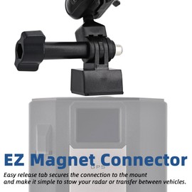 Triplinger Rearview Magnet Mount for Escort Radar Detector EZ Magnet Connection Dock - Rearview Mirror Mount for Escort MAX 360/c MKII MAX 3 4 IX IXc Redline 360c EX Cobra RAD 700i/Scout/Dual Pro