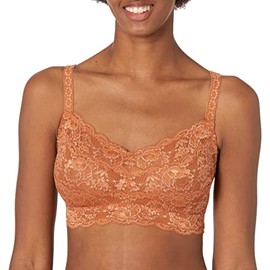 Cosabella womens Never Say Never Curvy Sweetie Bralette Bra, Dark Copper, Small US
