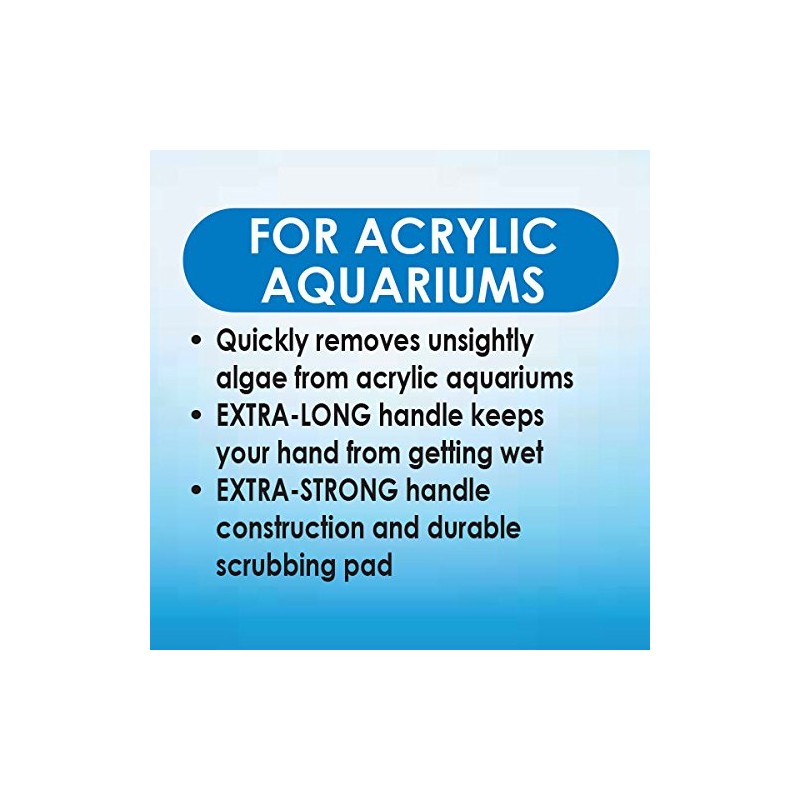 API ALGAE SCRAPER For Acrylic Aquariums 1-Count Container