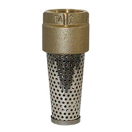 Merrill MFG FVNL125 1-1/4" No-Lead Brass Foot Valve 710 Series, 1.25" Female Connection