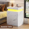 BTHFST LED Nightstands Set of 2,Night Stands for Bedroom,Nightstand with