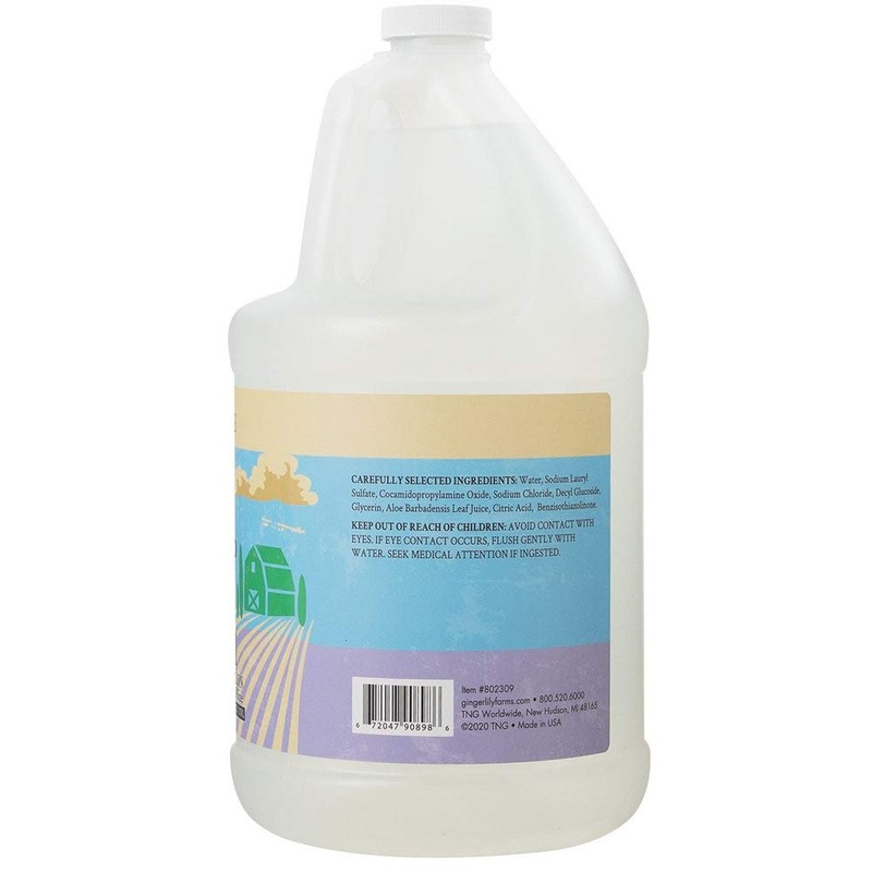 Ginger Lily Farms Botanicals Plant-Based Liquid Dish Soap, Concentrated Formula