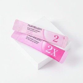 Numbers In No. 2 Rose PDRN Collagen Plumping Serum Small Capacity Duo 10ml (5 Mild 1ml + 5 Intensive 1ml) / 넘버즈인 2번 로즈 PDRN 콜라겐 플럼핑 세럼 소용량 듀오 10ml (마일드 1ml5개+인텐시브 1ml5개)