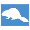 EZ-STIK Beaver Decal StickerJ510 8 inch Wide