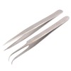 Best Pair Precise Straight Curved Tweezers For Eyelash Extension (One