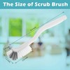 Right Angle Bottle Brush for Kitchen, Bathroom Scrub Brush, Clean