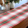 Urban Villa Christmas Table Runner Christ Check Table Runner 14”x72”