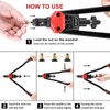 AOBEN 16" Rivet Nut Tool, Professional Hand Rivet Nut Setter