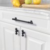 9BUILD EU0040 Pack of 6 Furniture Knobs Black Cabinet Knobs