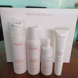 Fairy Skin Mild Facial Kit, Glow Booster, Water Essence, Glow Booster Cream, Sun Screen Cream