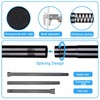 Tension Curtain Rod Black Tension Rod 28 To 48 Inch