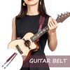 EXCEART Ethnic Style No Drilling Ukulele Strap Adjustable Double J