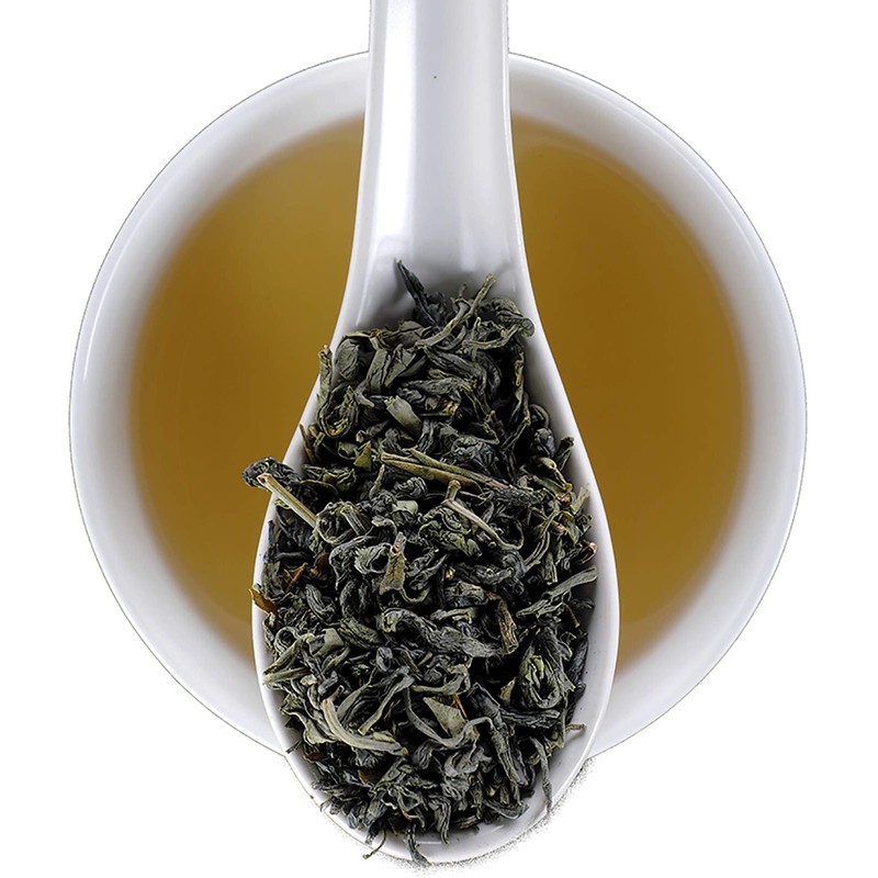 Elmwood Inn Fine Teas, Singlo Green Tea, 16-Ounce Pouches