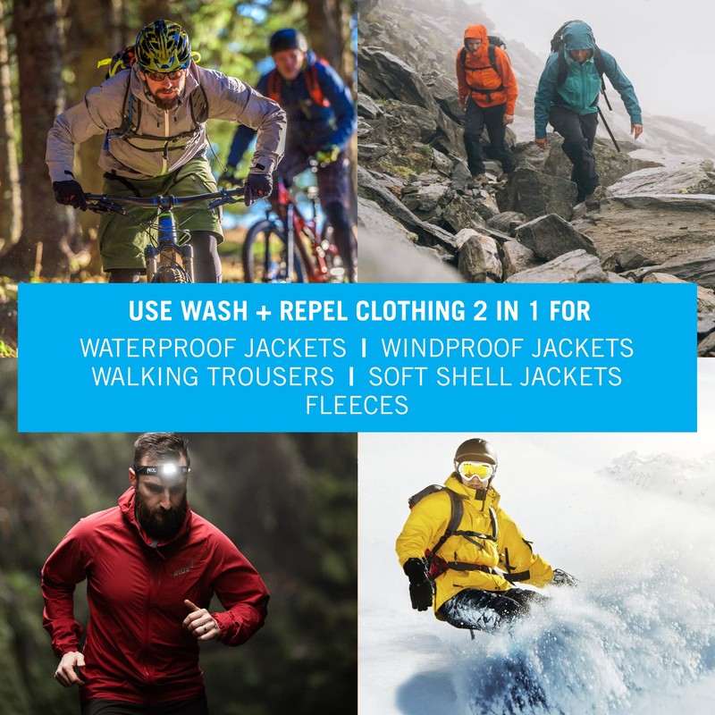 Grangers Clothing Wash + Repel / Optimum Cleaning & Waterproofing