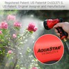 AQUASTAR 7-Pattern Rear Trigger Nozzle(Red), Spayer Nozzle, Hose Watering Nozzle,