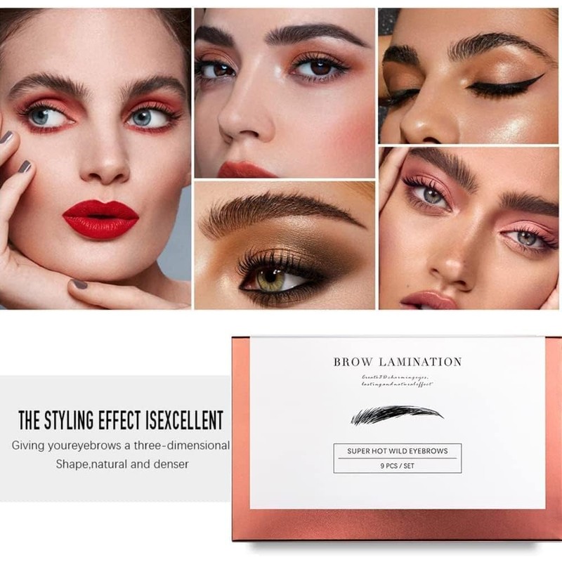 Bluemega permanente de cejas Laminado de Cejas, Juego de Cejas