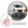 FELTECHELECTR 4pcs Plastic Rubber Wheels Casters Replacement Toddler Walker Part