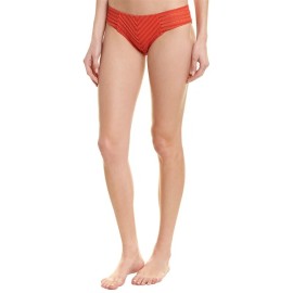Robin Piccone NWT Robin Piccone XS Carly Tab Side Hipster Orange Pimento Bikini Bottom 111407