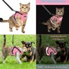 Cat Harness and Leash for Walking, Kitten Escape Proof Harnesses,