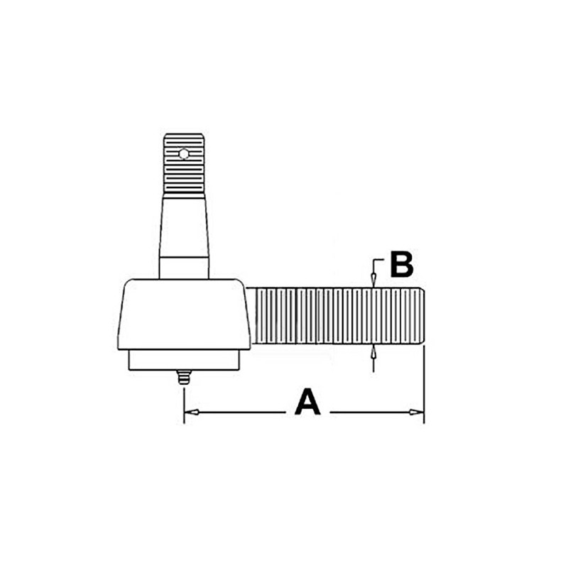 Eparts, Inc. E-AR27351 Short Inner Tie Rod for John Deere