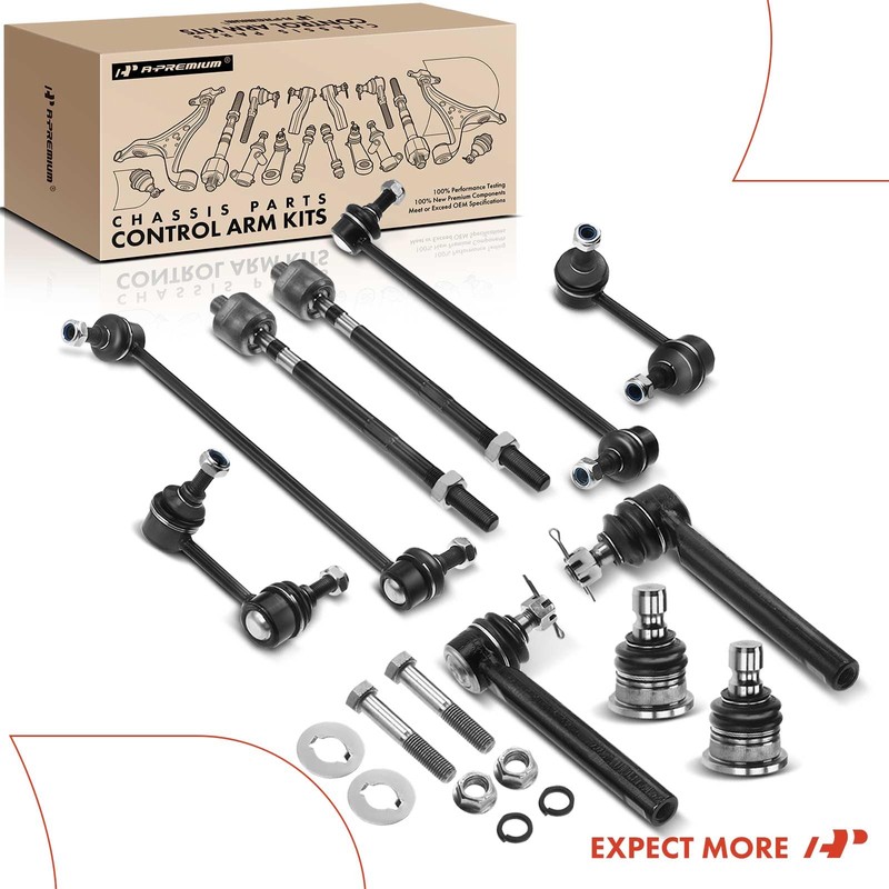 A-Premium Set of 10, Front & Rear Sway Bar Link,